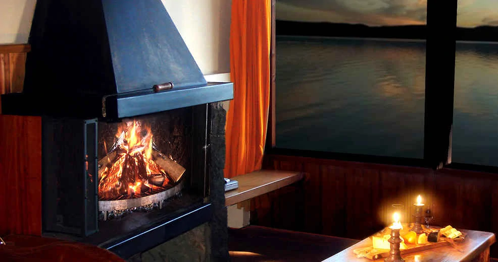 Chimenea al atardecer
